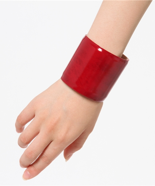 BLACK BY MOUSSY（ブラックバイマウジー）の「sheet bangle（ブレスレット・レディース・レッド/ネイビー・FREE）」の7枚目の写真