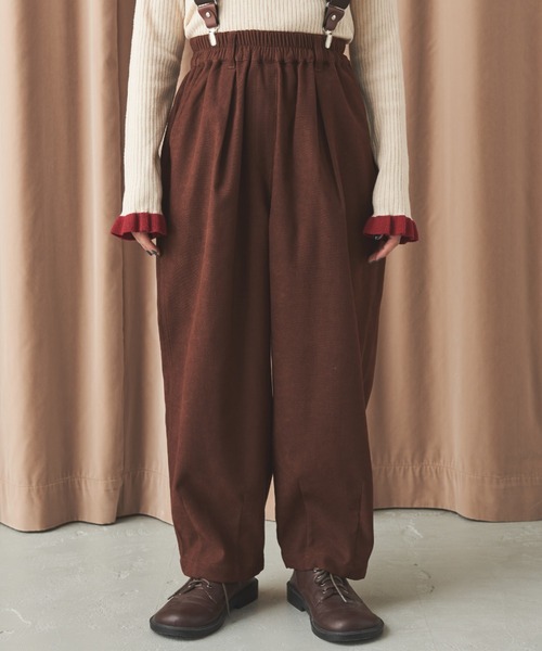 MERLOT（メルロー）の「サーカスパンツ（その他パンツ・レディース・アイボリー/ブラック/ブラウン・S/FREE）」の3枚目の写真