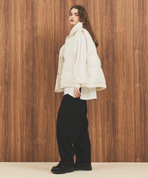 MERLOT（メルロー）の「サーカスパンツ（その他パンツ・レディース・アイボリー/ブラック/ブラウン・S/FREE）」の18枚目の写真