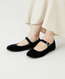FREAK'S STORE | 限定展開　ベロア・ラメフラットメリージェーンパンプス(パンプス)