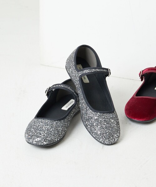 FREAK'S STORE（フリークスストア）の「限定展開　ベロア・ラメフラットメリージェーンパンプス（パンプス・レディース・レッド/その他3/シルバー/ブラック・36/37/38）」の11枚目の写真
