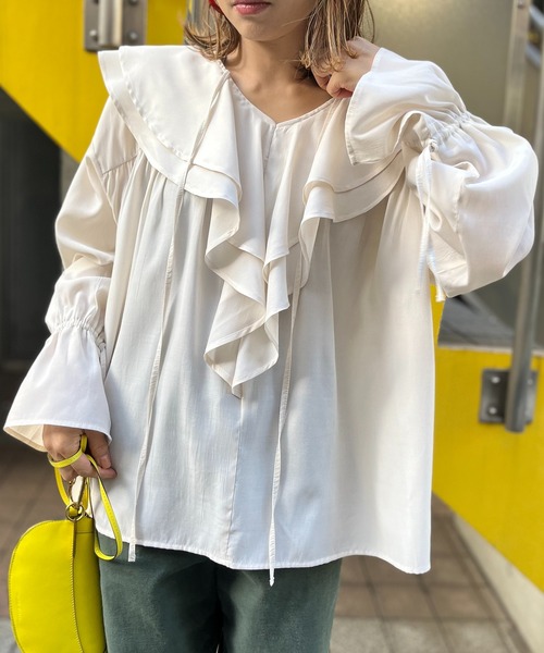 オフホワイト
model:154cm 着用サイズ:FREE