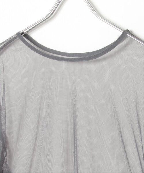 notch.（ノッチ）の「チュールブラウス（シャツ/ブラウス・レディース・ブラック/グレー・M）」の8枚目の写真