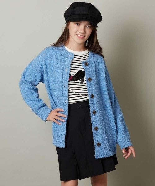 セール】[120-130]カールヤーンカーディガン（カーディガン/ボレロ  