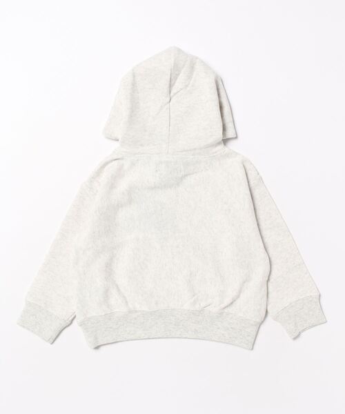 BIG FIELD（ビッグフィールド）の「フロッキープリントスウェットパーカー（90～150cm）（パーカー・キッズ・パープル/グリーン/オフホワイト・140/150/90/100/110/120/130）」の15枚目の写真