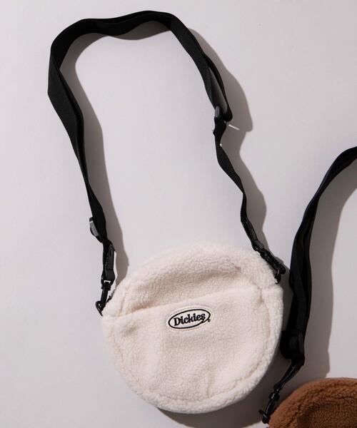 Dickies(ディッキーズ)の「∴WEGO/別注Dickies ボアサークルミニショルダー(ショルダーバッグ・レディース・オフホワイト/ベージュ・FREE)」の1枚目の写真