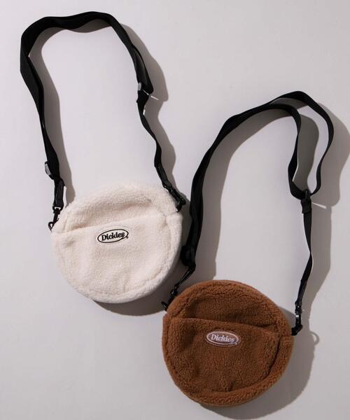 Dickies(ディッキーズ)の「∴WEGO/別注Dickies ボアサークルミニショルダー(ショルダーバッグ・レディース・オフホワイト/ベージュ・FREE)」の3枚目の写真