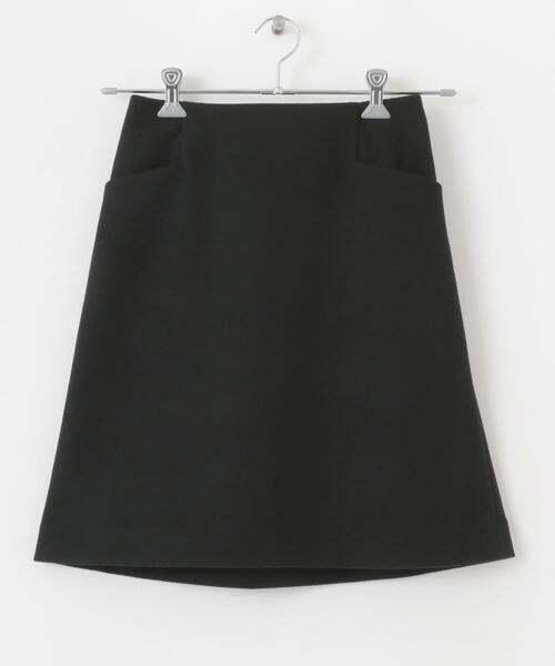 URBAN RESEARCH Sonny Label（アーバンリサーチサニーレーベル）の「メルトン風台形ミニスカート（スカート・レディース・ブラック/ベージュ・36/38）」の21枚目の写真