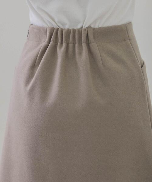 URBAN RESEARCH Sonny Label（アーバンリサーチサニーレーベル）の「メルトン風台形ミニスカート（スカート・レディース・ブラック/ベージュ・36/38）」の8枚目の写真