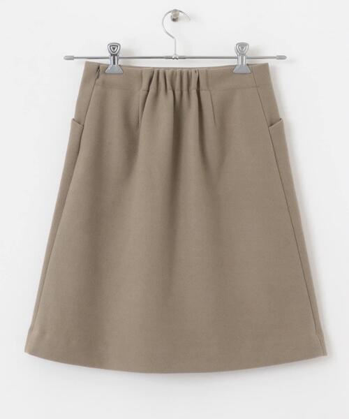 URBAN RESEARCH Sonny Label（アーバンリサーチサニーレーベル）の「メルトン風台形ミニスカート（スカート・レディース・ブラック/ベージュ・36/38）」の11枚目の写真