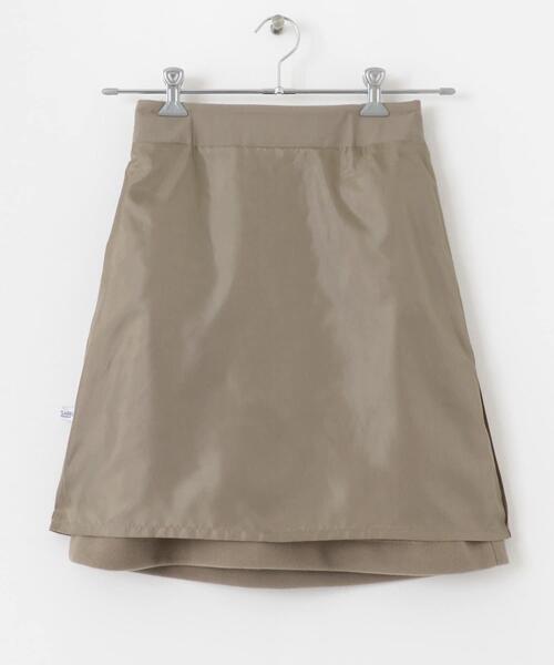 URBAN RESEARCH Sonny Label（アーバンリサーチサニーレーベル）の「メルトン風台形ミニスカート（スカート・レディース・ブラック/ベージュ・36/38）」の12枚目の写真