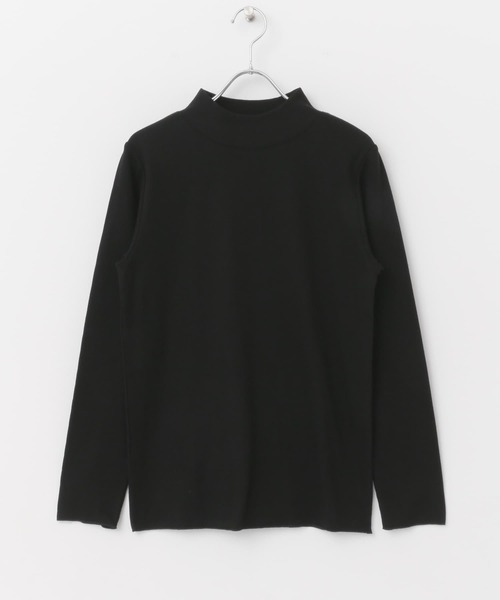 URBAN RESEARCH DOORS（アーバンリサーチドアーズ）の「『UR TECH』テレコハイネックTシャツ（Tシャツ/カットソー・レディース・オフホワイト/ブラック・MEDIUM）」の14枚目の写真