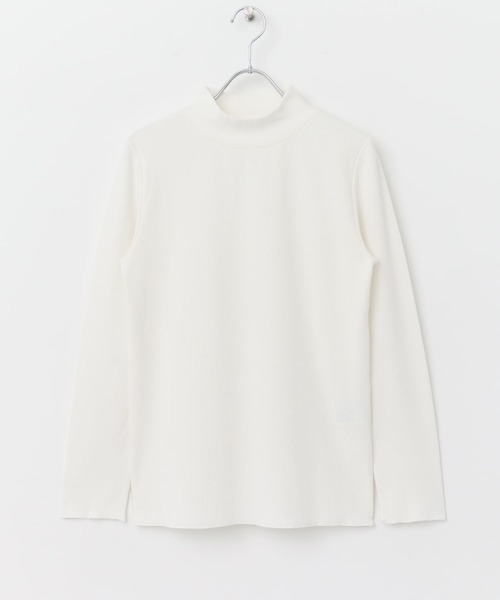 URBAN RESEARCH DOORS（アーバンリサーチドアーズ）の「『UR TECH』テレコハイネックTシャツ（Tシャツ/カットソー・レディース・オフホワイト/ブラック・MEDIUM）」の15枚目の写真