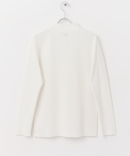 URBAN RESEARCH DOORS（アーバンリサーチドアーズ）の「『UR TECH』テレコハイネックTシャツ（Tシャツ/カットソー・レディース・オフホワイト/ブラック・MEDIUM）」の16枚目の写真