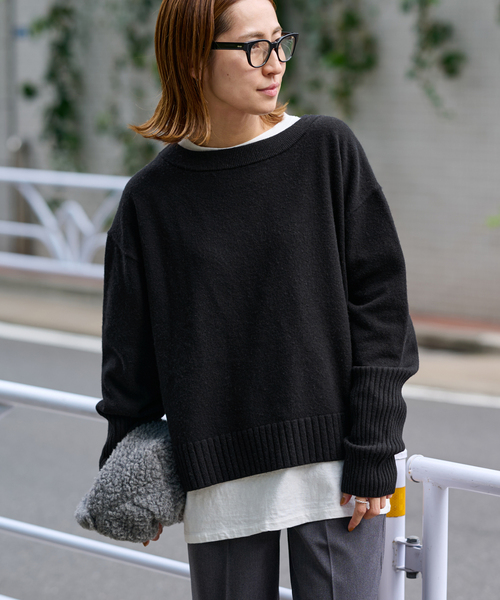 FRAMeWORK フレームワーク　ニットブルゾン　¥33000 美品 FRAMeWORK（フレームワーク）の「ZIP UP ポンチョ◇（ブルゾン）」 - WEAR