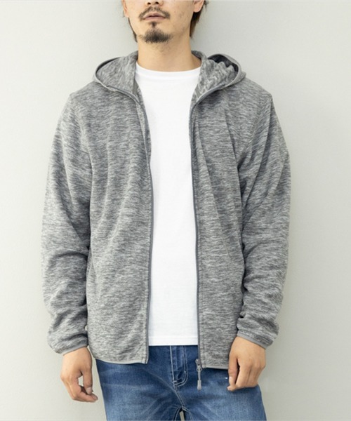 STYLEBLOCK（スタイルブロック）の「HIGHQUALITYフリースパーカー（ブルゾン・メンズ・ブルー系その他/カモフラージュ/ブラック/ネイビー/ベージュ/ヘザーチャコール・LL/M/L）」の3枚目の写真