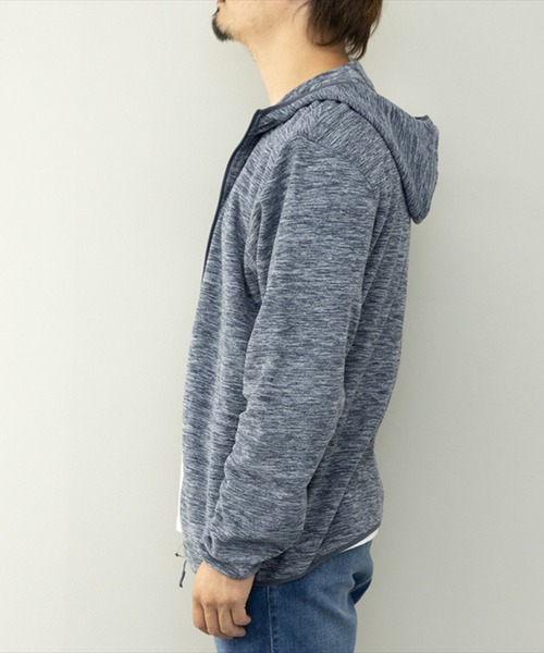 STYLEBLOCK（スタイルブロック）の「HIGHQUALITYフリースパーカー（ブルゾン・メンズ・ブルー系その他/カモフラージュ/ブラック/ネイビー/ベージュ/ヘザーチャコール・LL/M/L）」の10枚目の写真