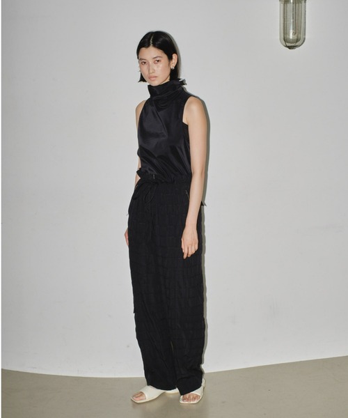 TODAYFUL（トゥデイフル）の「Sheer Turtle Tops（タンクトップ・レディース・ブラック/アイボリー・FREE）」の12枚目の写真