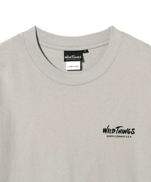 WILD THINGS(ワイルドシングス)の「WILD THINGS x B:MING by BEAMS / 別注 ロゴ Tシャツ(Tシャツ/カットソー・メンズ・ホワイト/ライトグレー/ブラック・SMALL/MEDIUM/LARGE/X-LARGE)」の9枚目の写真