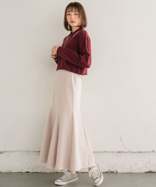 RETRO GIRL(レトロガール)の「起毛HWマーメイドSK(スカート・レディース・ナチュラル/ブラック/ブラウン・LARGE/MEDIUM)」の20枚目の写真