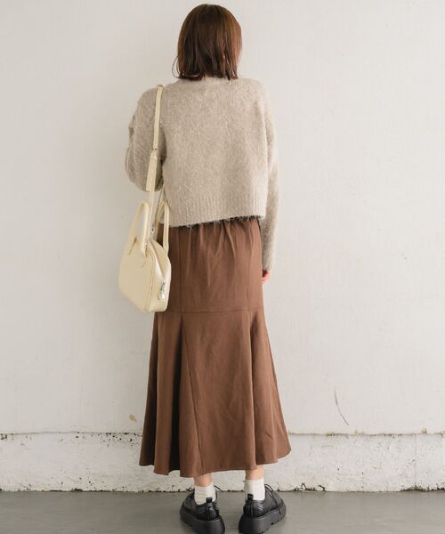 RETRO GIRL(レトロガール)の「起毛HWマーメイドSK(スカート・レディース・ナチュラル/ブラック/ブラウン・LARGE/MEDIUM)」の9枚目の写真
