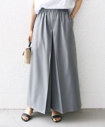 【ZOZO限定】SHIPS.me:ストレッチ タック キュロット パンツ