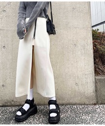 ANAP | フロントスリット ロングスカート インパンツ付(スカート)