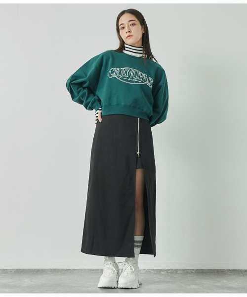 ANAP（アナップ）の「フロントスリット ロングスカート イン