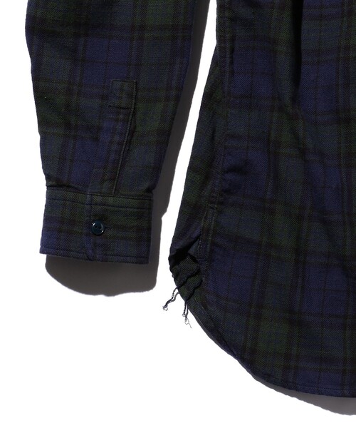 BEAMS PLUS（ビームスプラス）の「BEAMS PLUS / タータンチェック ガイド シャツ（シャツ/ブラウス・メンズ・ネイビー/オフホワイト・M/L/XL/S）」の14枚目の写真