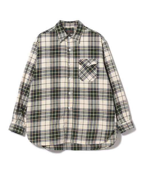 BEAMS PLUS（ビームスプラス）の「BEAMS PLUS / タータンチェック ガイド シャツ（シャツ/ブラウス・メンズ・ネイビー/オフホワイト・M/L/XL/S）」の17枚目の写真