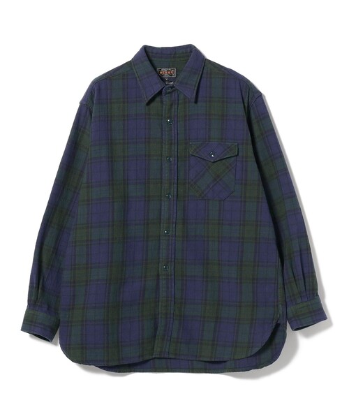 BEAMS PLUS（ビームスプラス）の「BEAMS PLUS / タータンチェック ガイド シャツ（シャツ/ブラウス・メンズ・ネイビー/オフホワイト・M/L/XL/S）」の22枚目の写真