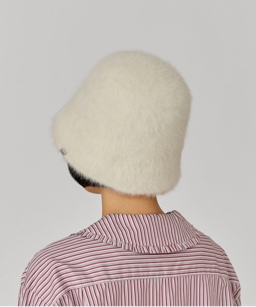 OVERRIDE（オーバーライド）の「OVERRIDE  ANG SHAGGY CLOCHE HAT / オーバーライド（ハット・レディース・ブラック/ライトブルー/ホワイト・M/57.5cm）」の7枚目の写真