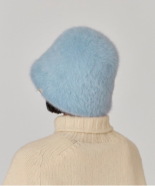 OVERRIDE（オーバーライド）の「OVERRIDE  ANG SHAGGY CLOCHE HAT / オーバーライド（ハット・レディース・ブラック/ライトブルー/ホワイト・M/57.5cm）」の16枚目の写真