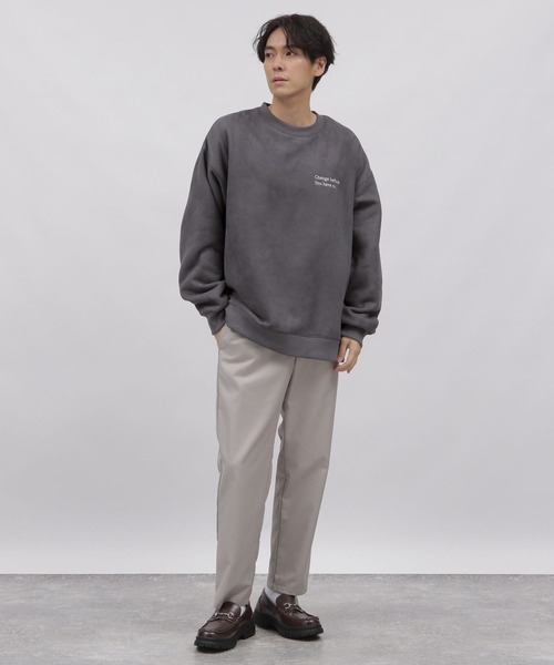 LAKOLE（ラコレ）の「スエードボア刺繍プルオーバー / 973700（スウェット・メンズ・グリーン/チャコール/パープル/アイボリー・MEDIUM/X-LARGE/SMALL/LARGE）」の10枚目の写真