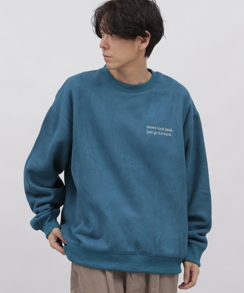 LAKOLE（ラコレ）の「スエードボア刺繍プルオーバー / 973700（スウェット・メンズ・グリーン/チャコール/パープル/アイボリー・MEDIUM/X-LARGE/SMALL/LARGE）」の16枚目の写真