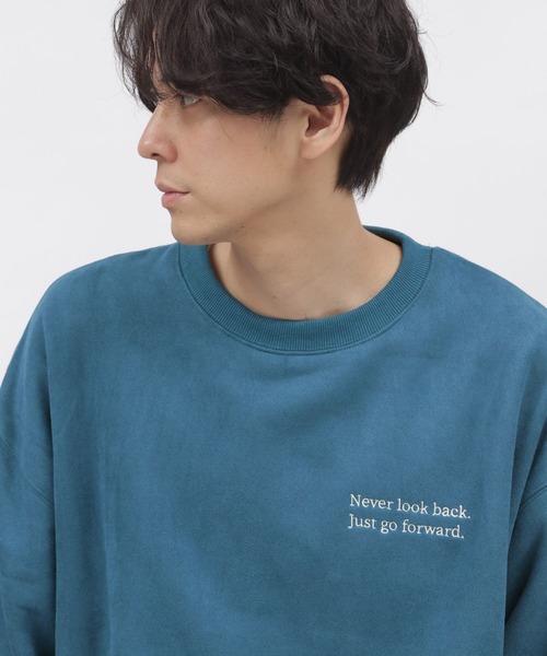 LAKOLE（ラコレ）の「スエードボア刺繍プルオーバー / 973700（スウェット・メンズ・グリーン/チャコール/パープル/アイボリー・MEDIUM/X-LARGE/SMALL/LARGE）」の17枚目の写真