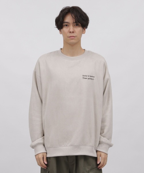 LAKOLE（ラコレ）の「スエードボア刺繍プルオーバー / 973700（スウェット・メンズ・グリーン/チャコール/パープル/アイボリー・MEDIUM/X-LARGE/SMALL/LARGE）」の19枚目の写真