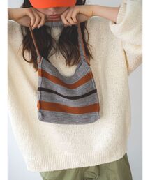 Ungrid | ボーダーニットハンドバッグ(ハンドバッグ)