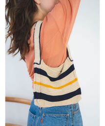 Ungrid | ボーダーニットハンドバッグ(ハンドバッグ)