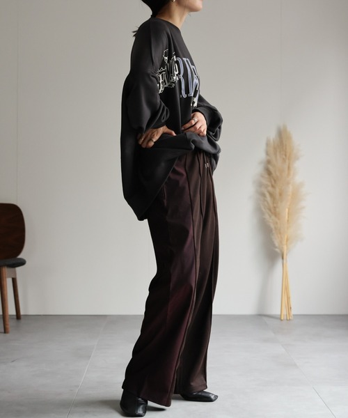 レア♡プリーツプリーズALTパンツ　オレンジ×黒　トップス２点おまとめ レア♡プリーツプリーズALTパンツ オレンジ×黒 トップス2点おまとめ