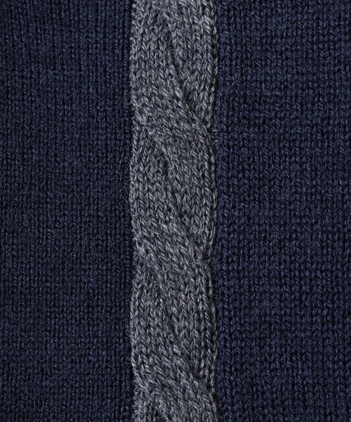 NOLLEY'S goodman（ノーリーズグッドマン）の「《ビジカジ対応》アンチピリング Vネックニットカーディガン（カーディガン/ボレロ・メンズ・ダークネイビー/グレー/ダークグリーン・L/S/M）」の14枚目の写真