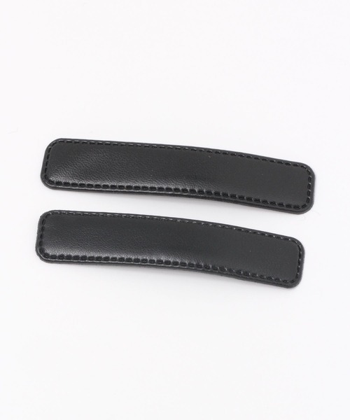 LAKOLE（ラコレ）の「レザーテイストヘアピン / 990605（ヘアピン・レディース・オリーブ/アイボリー/ブラック・FREE）」の2枚目の写真