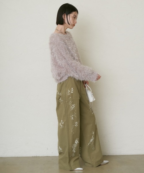 ラウンジドレス　ペイントパンツ LOUNGEDRESS（ラウンジドレス）の「ペイントパンツ（カーゴ