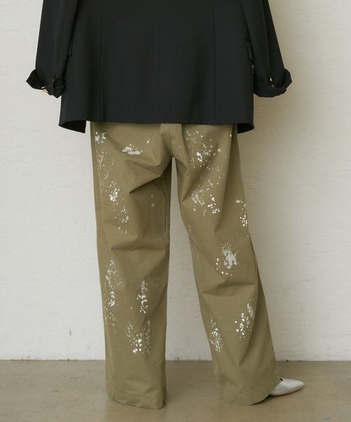 LOUNGEDRESS（ラウンジドレス）の「ペイントパンツ（カーゴパンツ・レディース・カーキ/ブルー・SMALL/MEDIUM）」の11枚目の写真