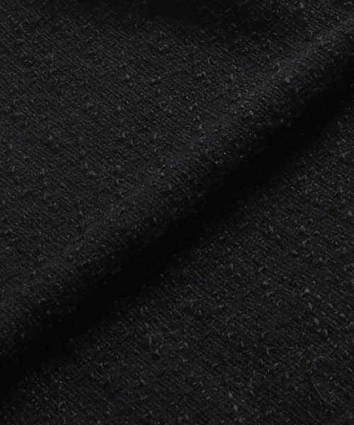 coca（coca）（コカ）の「ツイードフリンジVネックベスト（ベスト・レディース・ブラック/ホワイト・ONE SIZE）」の12枚目の写真