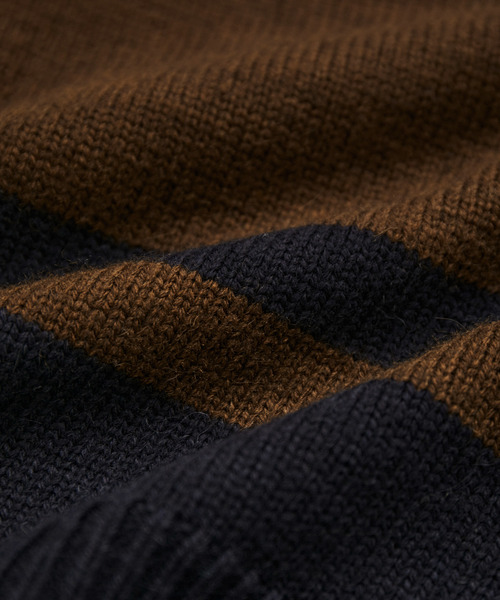 ADAM ET ROPE'（アダムエロペ）の「【環境配慮・WEB限定】カラーブロックショートニットプルオーバー（ニット/セーター・レディース・チャコールグレー/ブラウン系その他・FREE）」の22枚目の写真