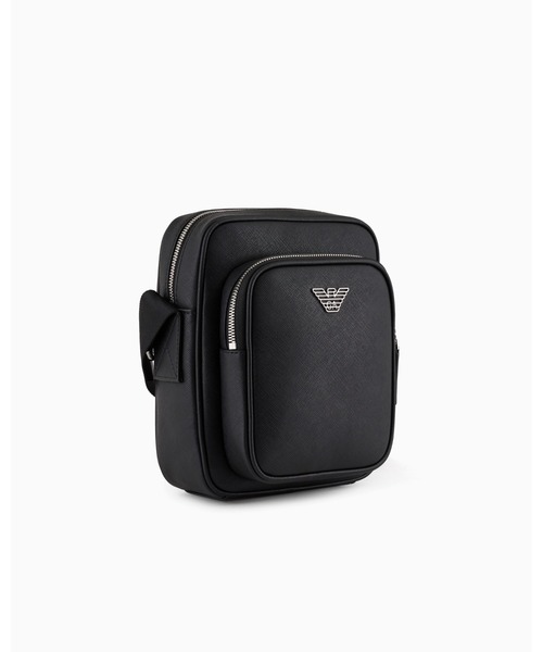 EMPORIO ARMANI（エンポリオアルマーニ）の「【エンポリオ アルマーニ】Armani Sustainability Values クロスボディバッグ イーグルプレート付き（ボディバッグ/ウエストポーチ・メンズ・ブラック系その他・FREE）」の3枚目の写真