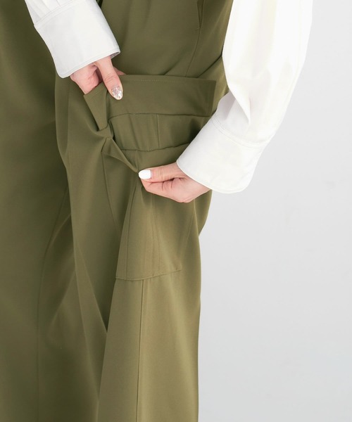 URBAN RESEARCH ROSSO WOMEN（アーバンリサーチ　ロッソ）の「センタープレスカーゴパンツ（その他パンツ・レディース・アイボリー/カーキ・FREE）」の4枚目の写真