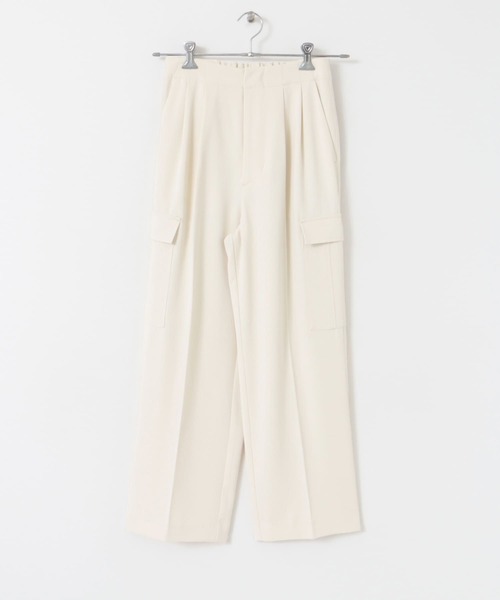 URBAN RESEARCH ROSSO WOMEN（アーバンリサーチ　ロッソ）の「センタープレスカーゴパンツ（その他パンツ・レディース・アイボリー/カーキ・FREE）」の5枚目の写真