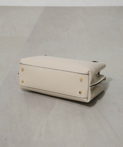 MARCO BIANCHINI（マルコビアンチーニ）の「MARCO BIANCHINI/レザー2WAYトートバッグ（トートバッグ・レディース・モカ/アイボリー・FREE）」の5枚目の写真